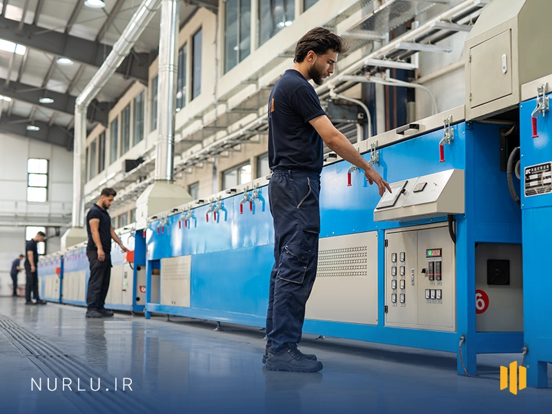 خط تولید پیشرفته لاستیک EPDM نورلو پلاست