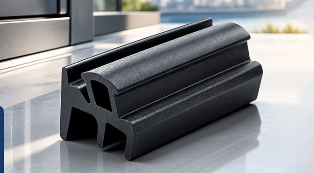 900-350 (1) مشخصات لاستیک EPDM شیشه گیر MO68 شرکت نورلو پلاست از زاویه نزدیک