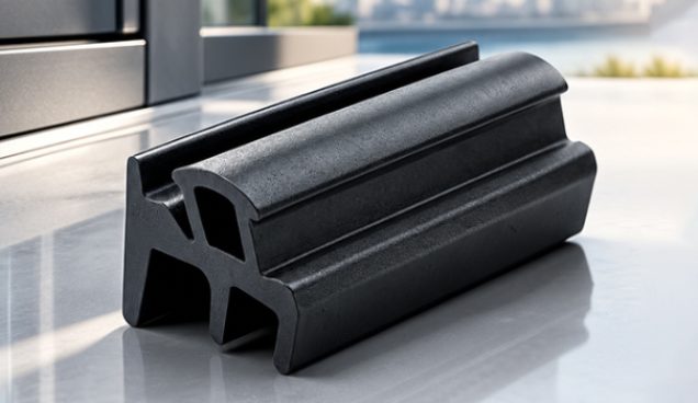 900-350 (1) مشخصات لاستیک EPDM شیشه گیر MO68 شرکت نورلو پلاست از زاویه نزدیک